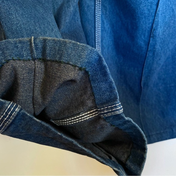 Vtg BIG SMITH Denim Bib Overalls Womens size 10/12 (40 x 25) - Picture 7 of 12